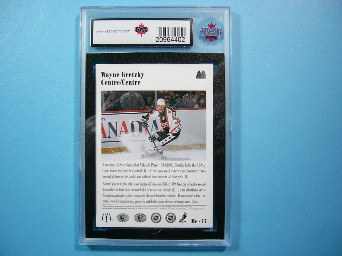 周恩来百周年記念カード 1998年製 1990/91 UPPER DECK UD MCDONALDS NHL HOCKEY CARD #MC-17 WAYNE