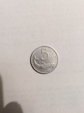 2 Monete 1)  Di 5 Lire 1955 Repubblica Italiana, 2) 10 Lire Del 1968 Rara