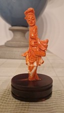 Statua Scultura Corallo Giapponese 