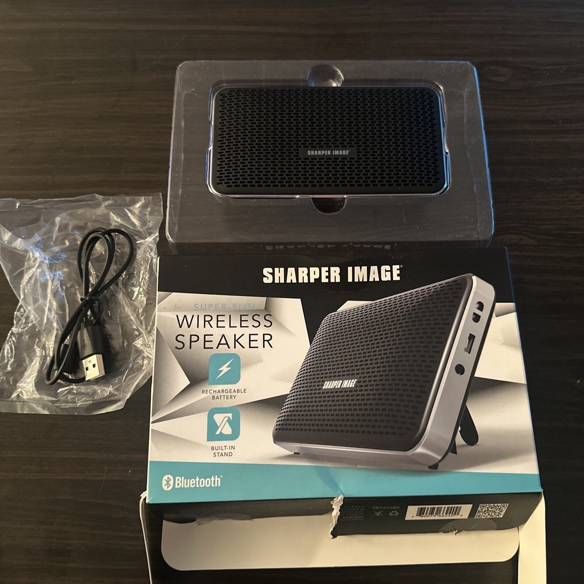 Bluetooth Wireless Sharper Image Portable Led Party Speaker Sbt