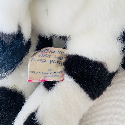 Vintage Build A Bear Cow Plush 18" White with Black Holstein Cow Stuffed Animal - Picture 6 of 12
