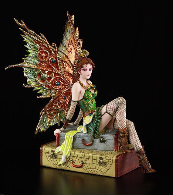 Steampunk Elf Figure - Rebecca - Height: 25 cm Fairy Fantasy Gift Decoration