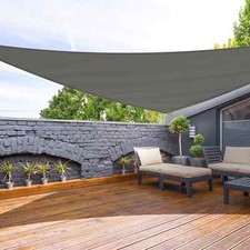 Sonnensegel 5x10M – 95% UV-Schutz Für Garten, Terrasse & Balkon In Dunkelgrün