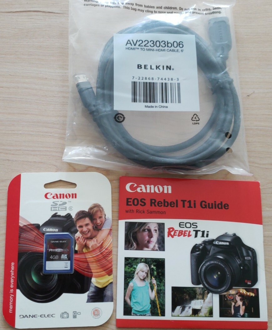 Canon EOS Rebel T1i DSLR Camera Kit with 2 Lenses, Canon Camera