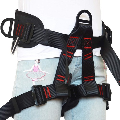 Climbing Harness Belts 25 KN Thicken Half Body Safety Belt Adventure Activities - Picture 9 of 17