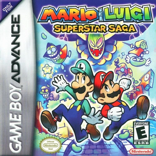Mario and Luigi Superstar Saga GBA Video Game Gameboy Advance 2003