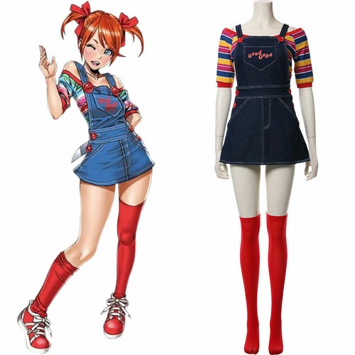 Chucky Women Buddi Girl Dress Outfit | eBay
