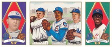 Cy Young, Fergie Jenkins 1993 Upper Deck B.A.T. Triple-Folders #159 Cubs