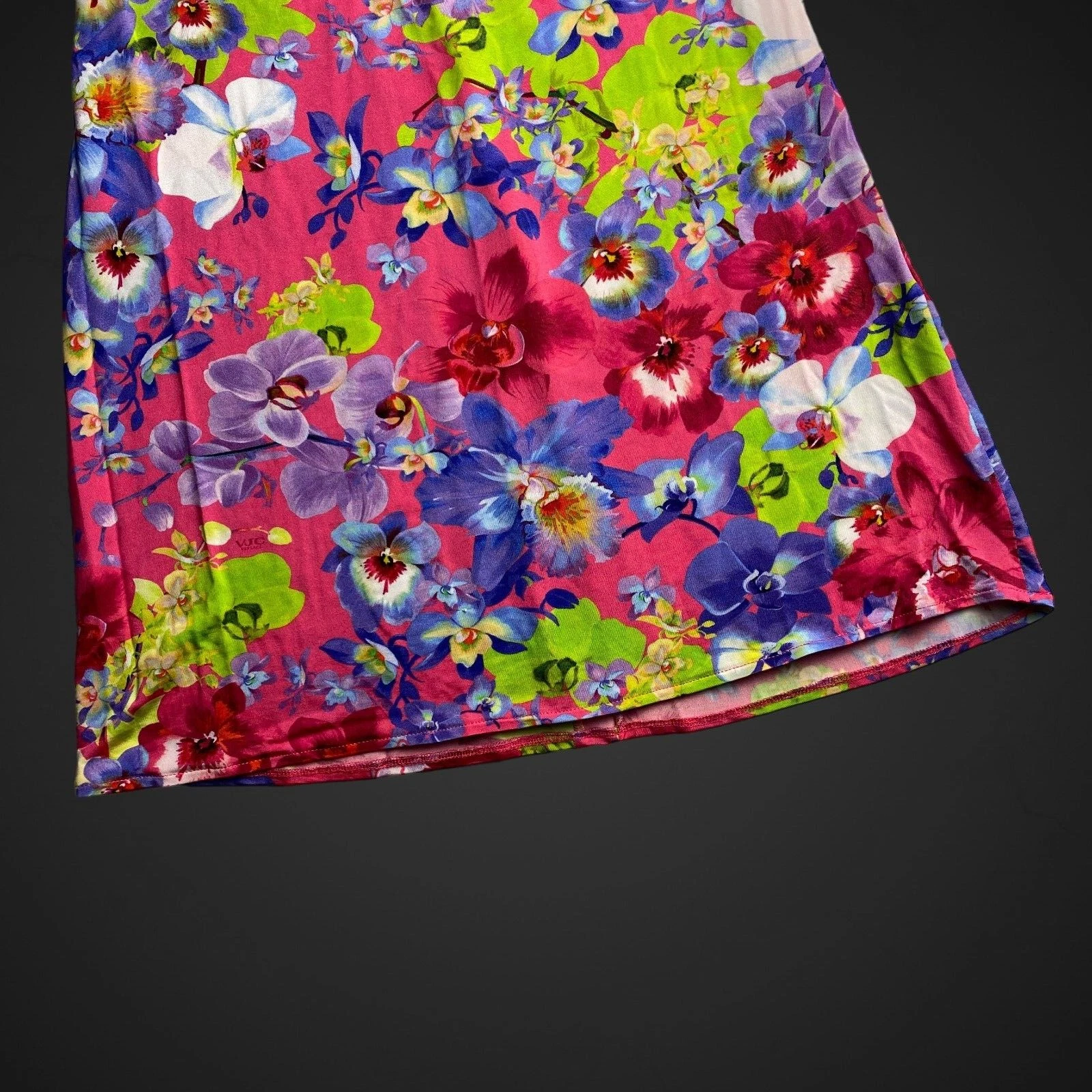 Abito vintage Versace jeans couture raro floreale multicolore taglia 42 S M
