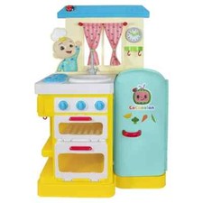CoComelon 3 Feet Tall Little Kitchen Playset With Lights  Sounds - 19 Pieces