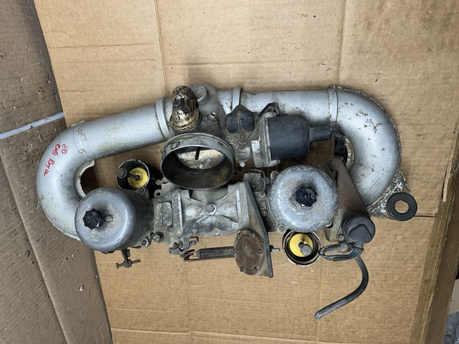 1977-1980 Rolls Royce Engine Intake Manifold W Throttle Body OEM