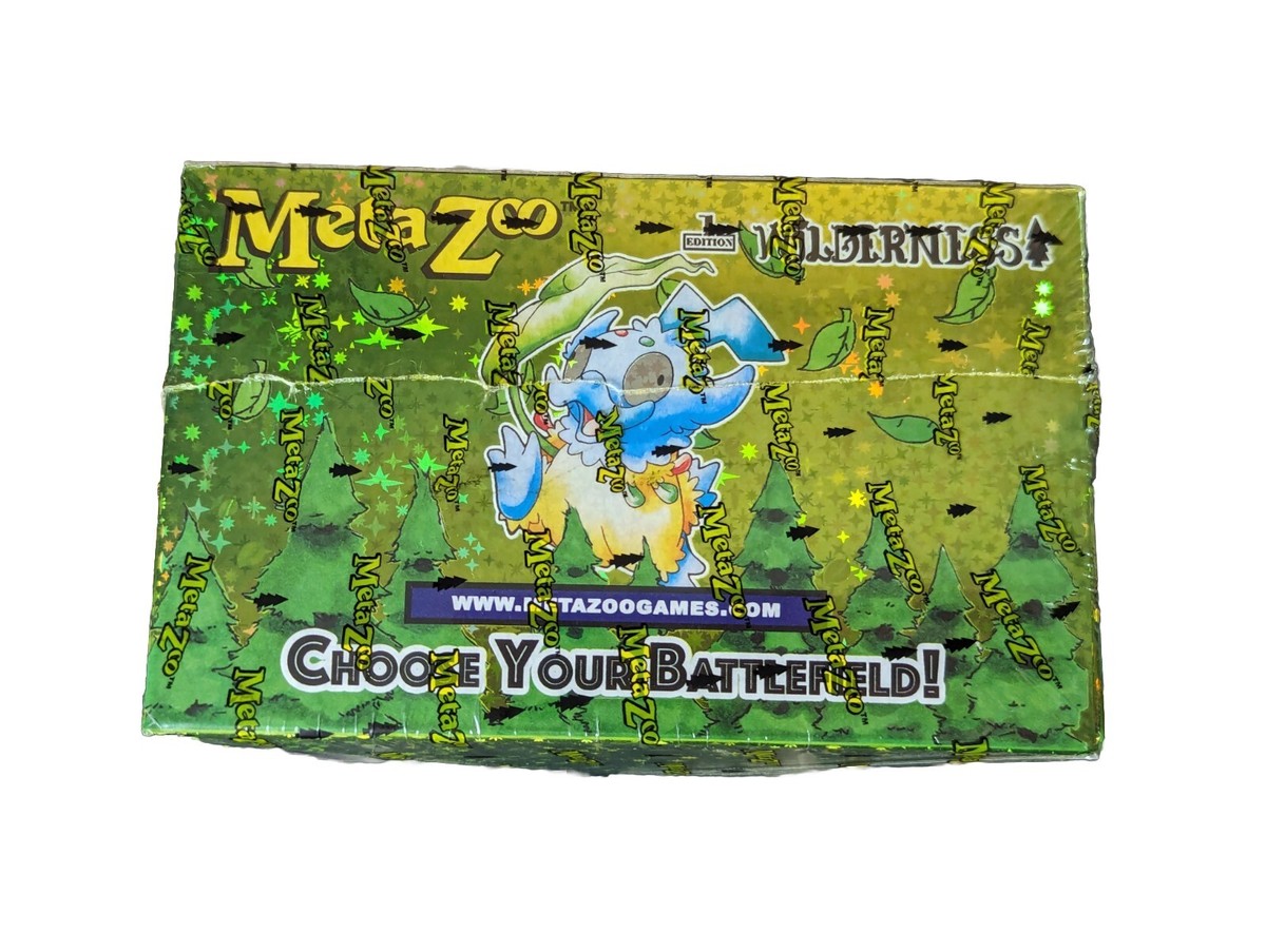 MetaZoo TCG: Wilderness (1st Edition) Booster Box (36 Packs) N-F-T Gold  Sticker 195893910571| eBay