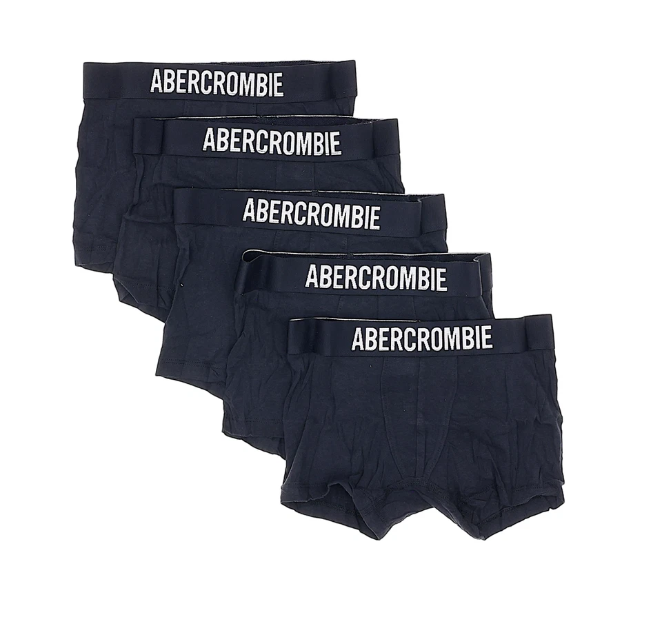 Abercrombie L56612 Boys Black Basic Solids Boxer Briefs 5-Pack Size 9/10 - Image 3 of 3