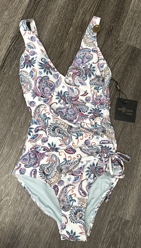 Nip Tuck Swimsuit 4 Paisley Print Amanda One Piece Molded Multifit Cup Beach - 第 1/9 張圖片