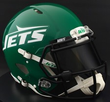 NEW YORK  JETS NFL Riddell Speed Full Size AUTHENTIC Football Helmet