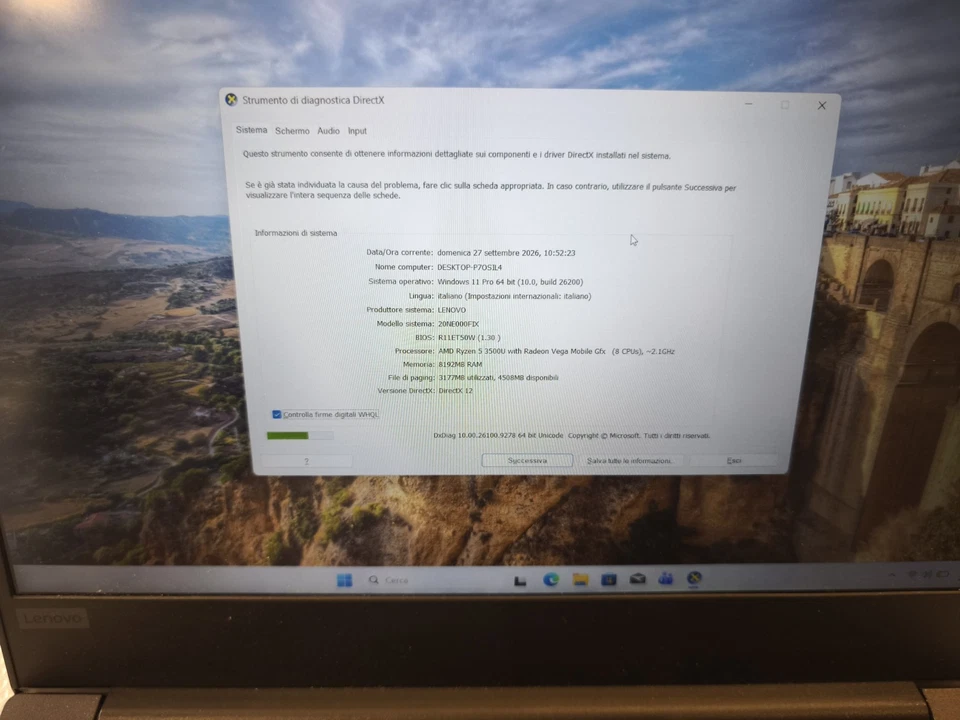 Lenovo ThinkPad E495 · Ryzen 5 3500U · 8GB · 512GB, foto 3 di 5