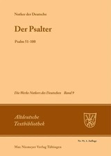Notker der Deutsche | Der Psalter | Taschenbuch | Deutsch (1981) | Psalm 51-100