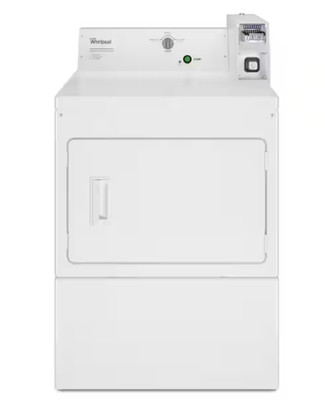 NEW Whirlpool Commercial Gas Super-Capacity Dryer   Coin Slide Model CGM2745FQ