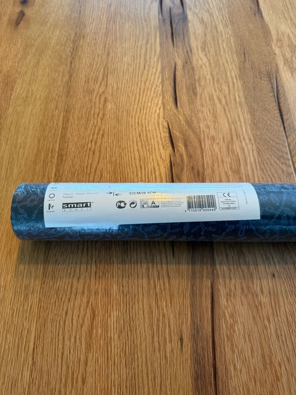 1 Roll Eijffinger Carmen Wallpaper 392544 Blue Black 10m x 52cm - New 4
