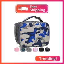 GYEUKHAM Insulated Lunch Box for School, Thermal Reusable Durable Freezable Lunc