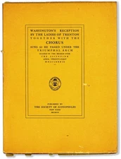ANON - Washington's Reception by Ladies of Trenton 1903 - On Handmade Paper