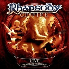 SET 2 CD RHAPSODY OF FIRE LIVE - FROM CHAOS TO ETERNITY NUOVO SIGILLATO