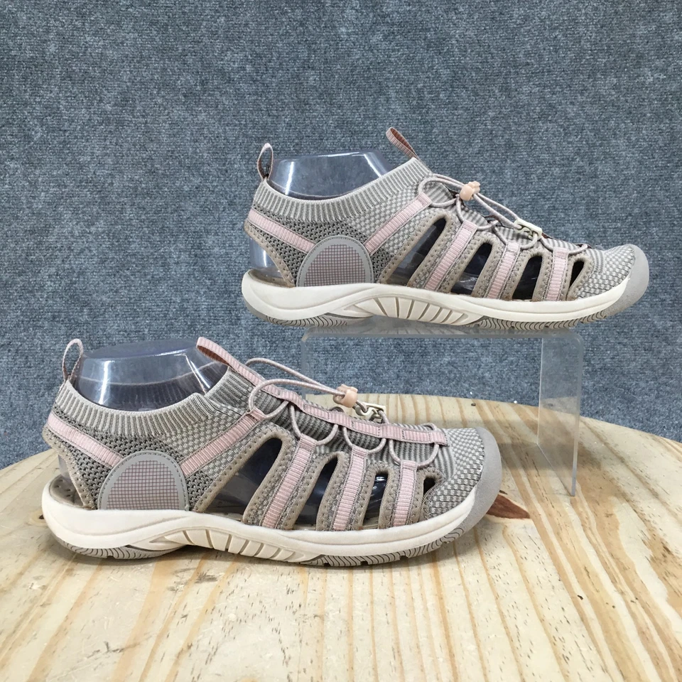 Khombu Sandals Womens 10 M Cameron Fisherman Pink Slip On Comfort Low Top Flats - Image 2 of 4