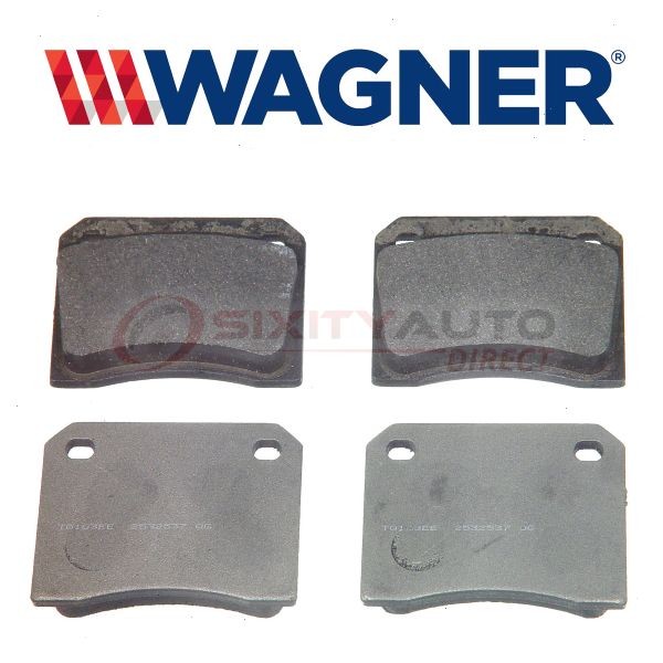 Wagner Brake Rear Disc Brake Pad Set for 1967-1973 Maserati Ghibli - Braking qv