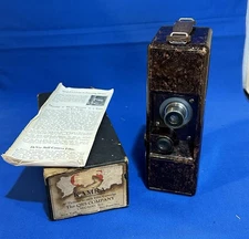 *RARE* QRS 35MM BAKELITE KAMRA CAMERA IN BOX  & MANUAL