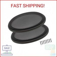 6" x 9" Speaker Grill Covers, Car Speaker Subwoofer Guard Protector, ABS Plastic