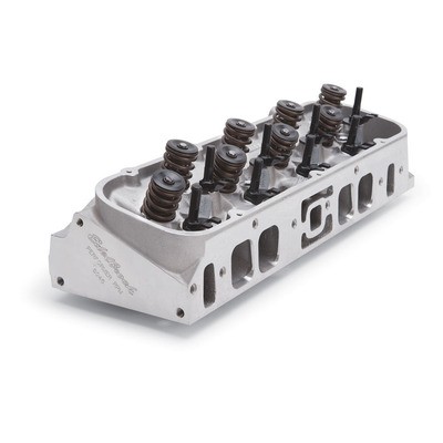Edelbrock 60455, One Natural Aluminum Bbc Performer Rpm 454-O Cylinder Head - As - Picture 2 of 10