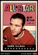 1967 Topps #132 Norm Ullman All-Star Red Wings HOF 2 - GOOD