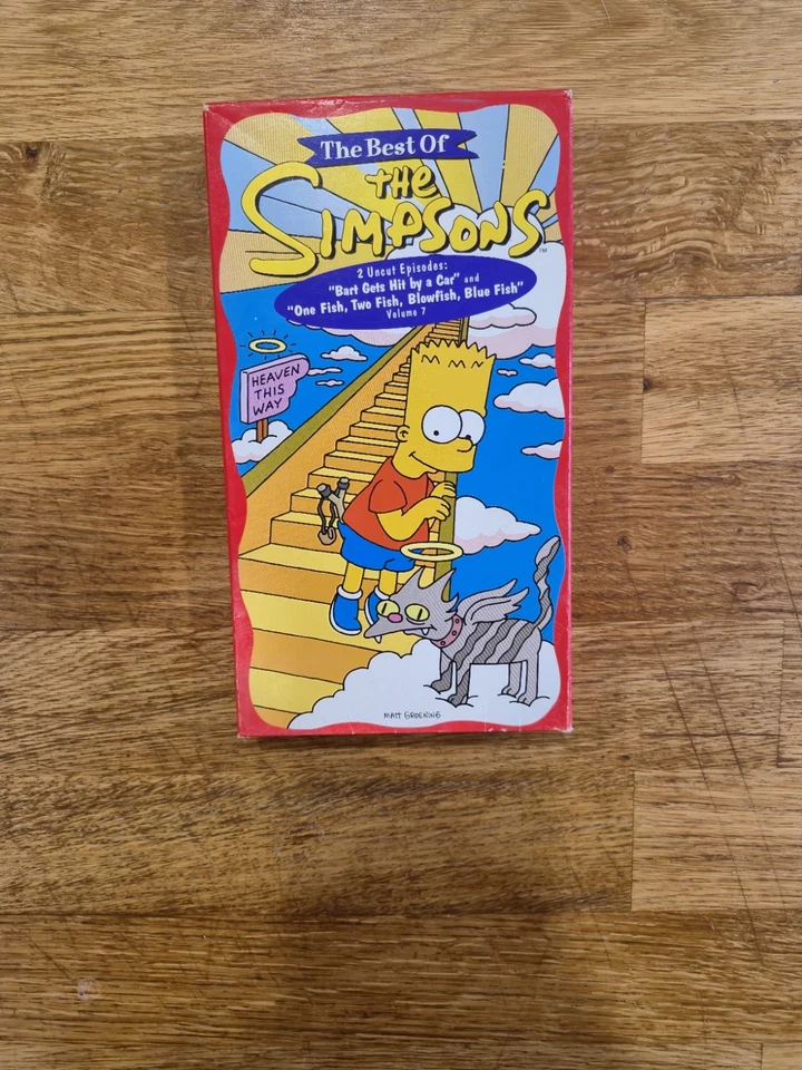 The Best of the Simpsons - VHS (1990) Bart Gets Hit By Car And One Fish Two Fish - Image 2 of 4