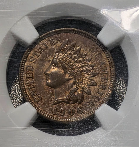 1906 Indian Cent Stack's W 57th St. Collection - NGC MS 62