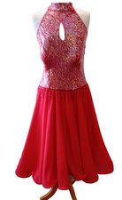 CUSTOM MADE Size S Women's Latin / Ballgown. Pre Loved