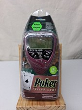 Tiger Electronics Poker Casino Game Handheld Electronic Hasbro 59976 New Sealed