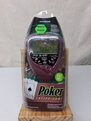 Tiger Electronics Poker Casino Game Handheld Electronic Hasbro 59976 New Sealed