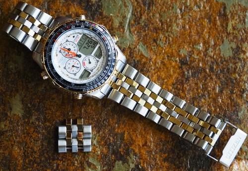 Citizen C300 Pilot NaviHawk Promaster Cara Blanca, +Enlaces Ref. Aqualand - Imagen 3 de 9
