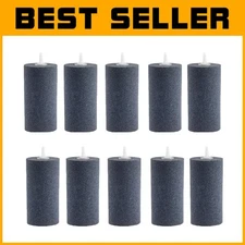 Premium Grey Air Stones 4x2 Inch - Ideal for Aquariums, Ponds, and Hydroponics