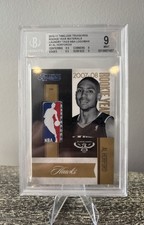 2010 Timeless Treasures Laundry Tags NBA Logoman Al Horford /4 BGS 9