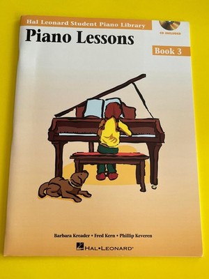 Piano Lessons Book 3, from Hal Leonard Student Piano Library, Book/CD Set