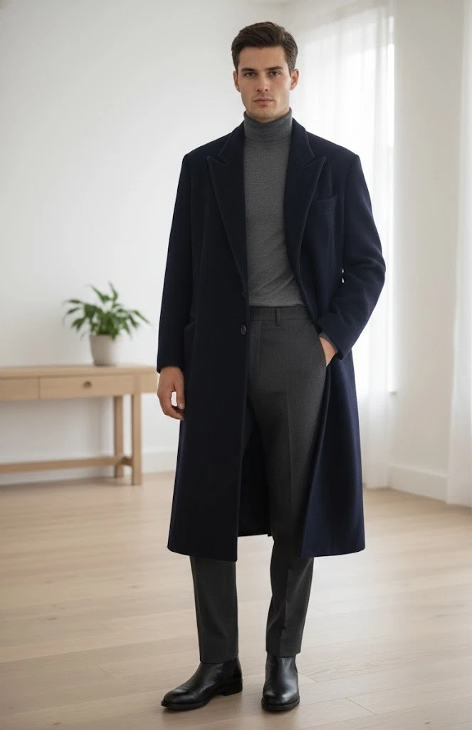 Emporio Armani Overcoat Regular Size Coats, Jackets & Vests for