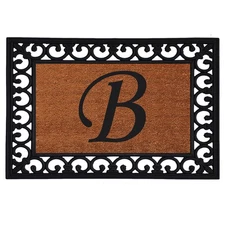 Calloway Mills 180041925B Monogram Insert Doormat 19" x 25" (Letter B) Letter B