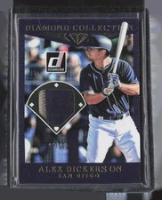 2017 Donruss #DC-AD Alex Dickerson Diamond Collection GU SICK PATCH Gold #/25