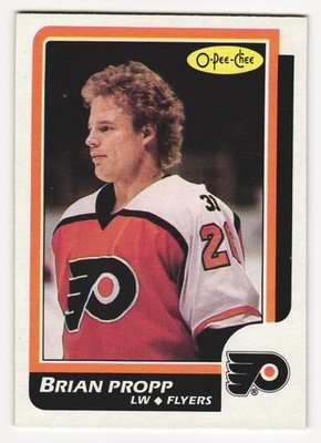 1986-87 O-Pee-Chee Brian Propp #86 Flyers