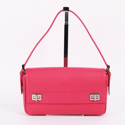 Prada Pink Top Handle Saffiano Shoulder Bag BR5083 129253553