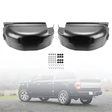 Rear Wheel Well House Liner Kit Compatible with 2021-2024 Fo-rd F-150 