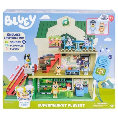 BLUEY S13 LETS PLAY CHEF SUPERMARKT SPIELSET - VERPACKUNG BESCHÄDIGT