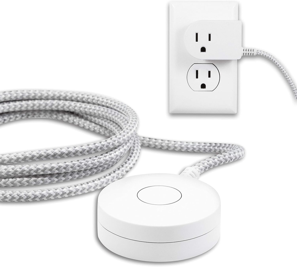 Philips Grounded On/Off Switch with Braided Cord, 6 Ft Cable, Tabletop ...