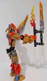 LEGO Bionicle 71308 Tahu Uniter of Fire & 71303 Ikir Creature of Fire Incomplete